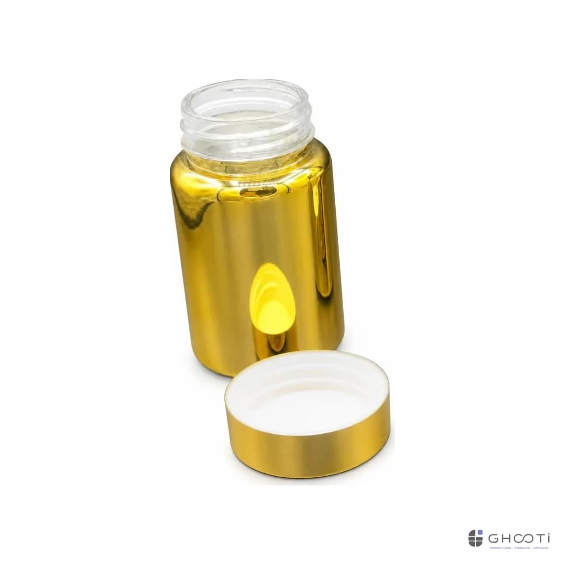 جار طلایی 100 گرمی — ظرف آرایشی لوکس