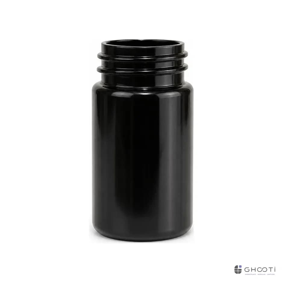 جار 75 گرمی قهوه‌ای — ویژه محصولات آرایشی و بهداشتی