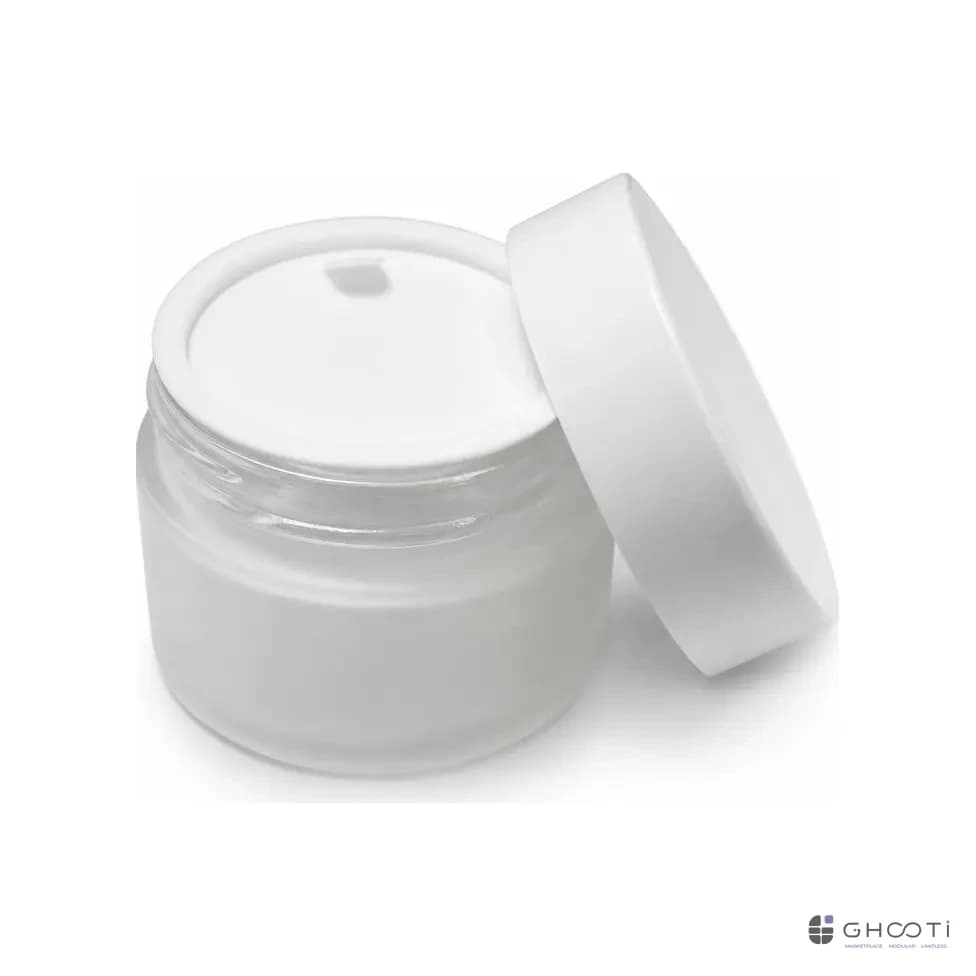 قوطی شیشه‌ای کرم وارداتی (30 گرمی)