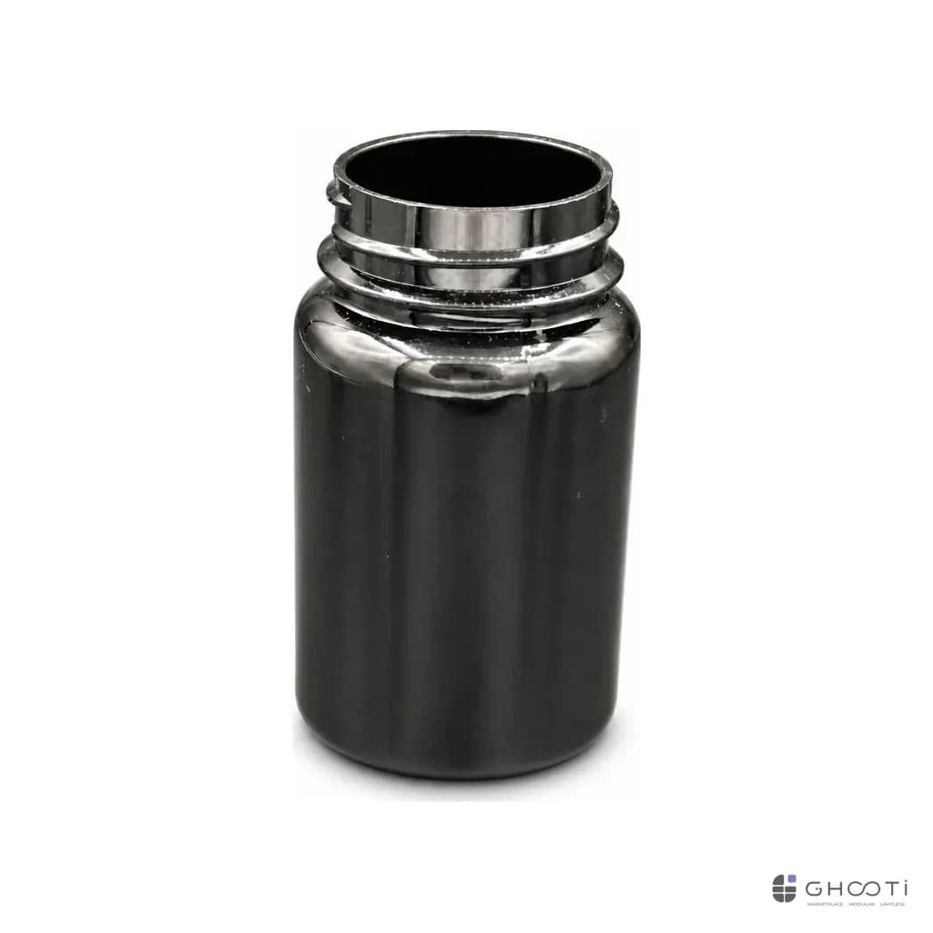 جار قهوه‌ای 75 گرمی — ظرف آرایشی با درب پیچی