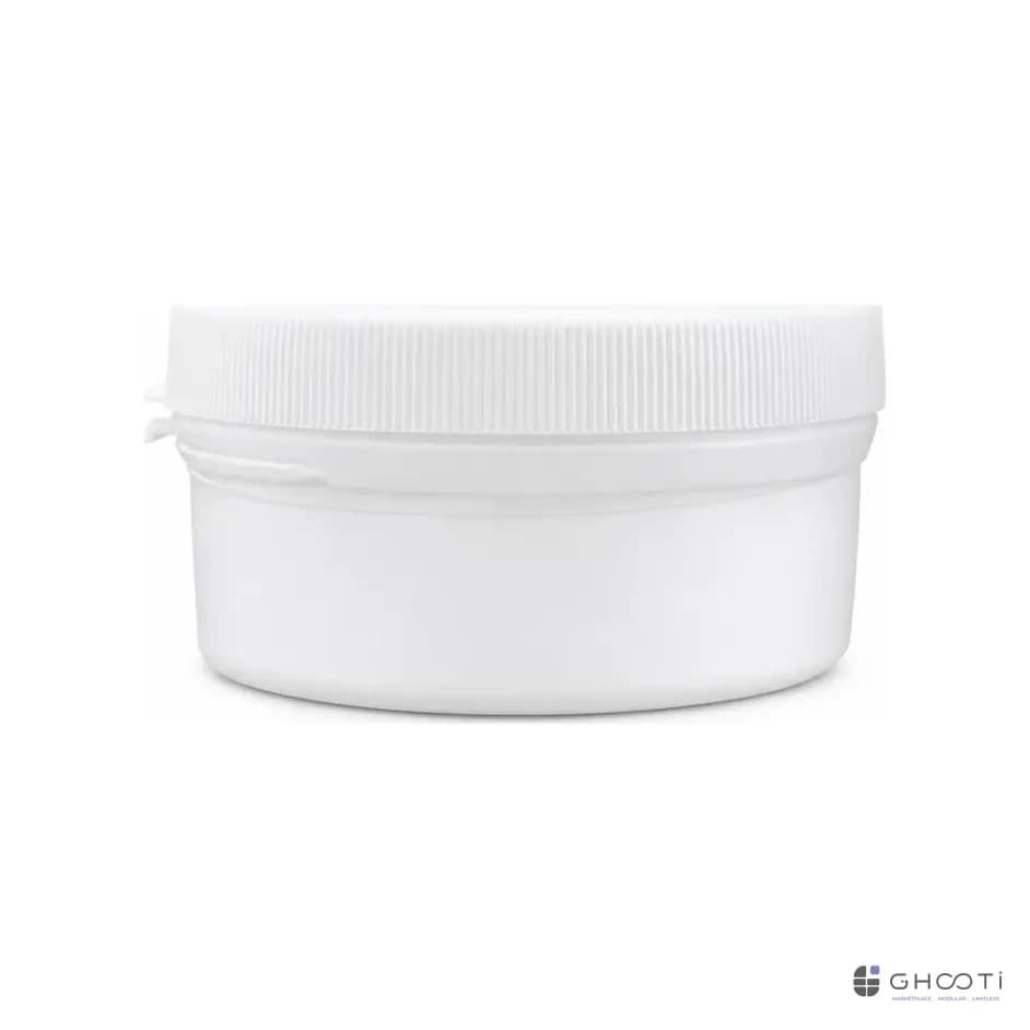 قوطی پلمپ سفید 50×109 — بسته‌بندی آرایشی و بهداشتی