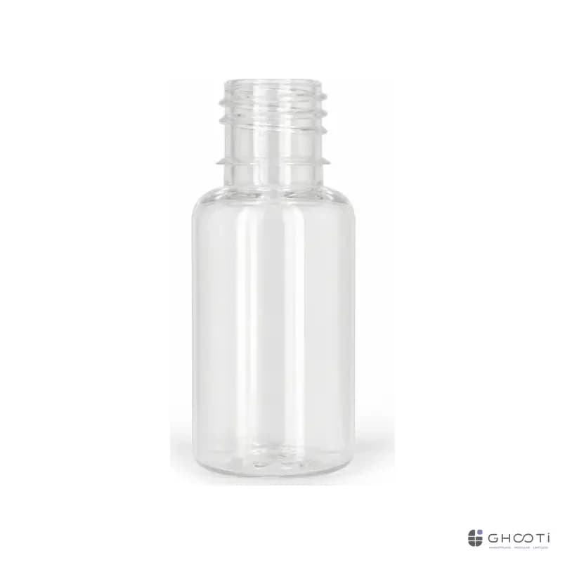بطری پت 18 میلیلیتر دهانه 18 — شفاف